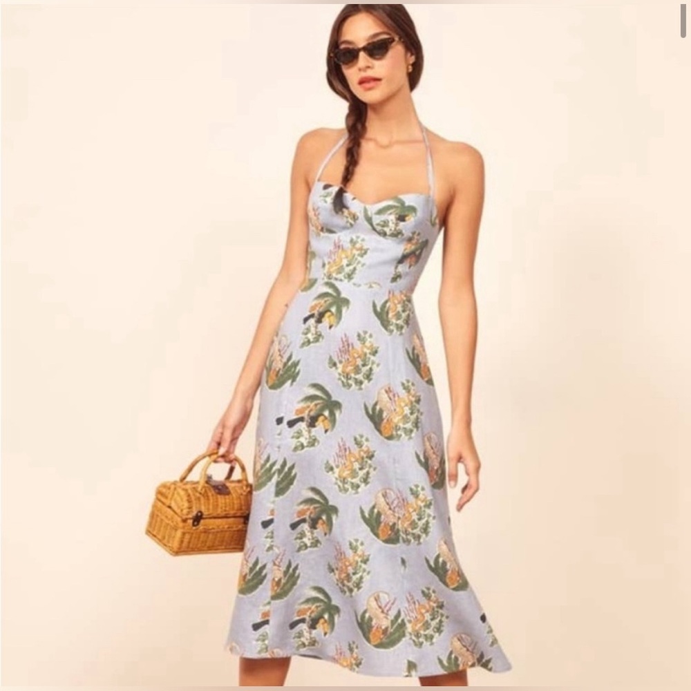 Reformation Jana Halter Dress